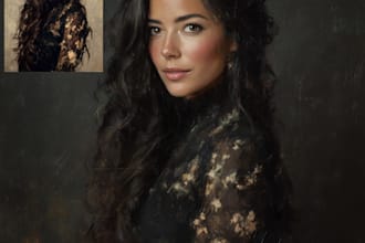 create a vibrant digital oil painting of your photo