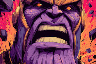 make comic book superhero character design storyboard