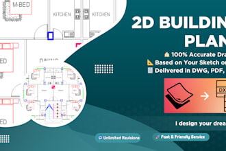 create architectural 2d floor plan