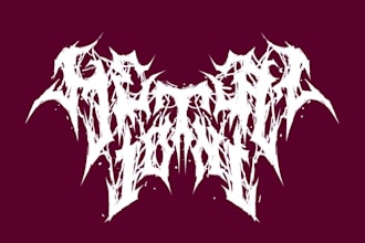draw your thrash metal logo