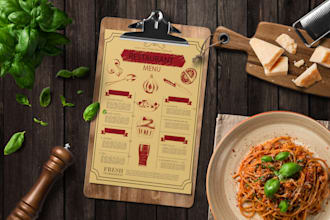 do professional restaurant menu, food menu and modern menu design