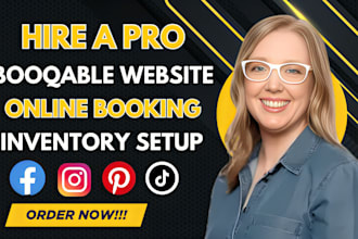 build booqable rental website, online booking website booqable online rental SEO