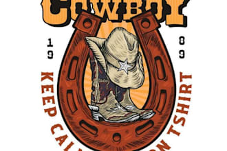 design a proffesional cowboy logo
