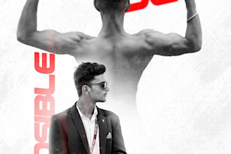 do poster design for instagram post and movie and wedding