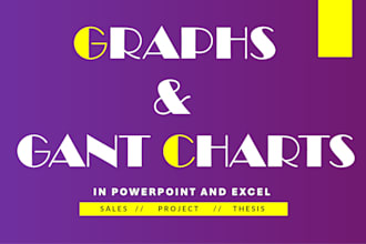 create gantt charts and graphs in powerpoint and excel