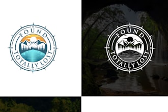 design vintage fishing, hunting, mountain and climbing logo