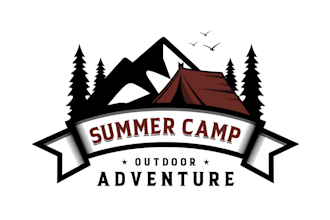 design proffesional summer camp logo