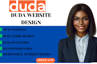 design duda , redesign duda, build duda , showit website