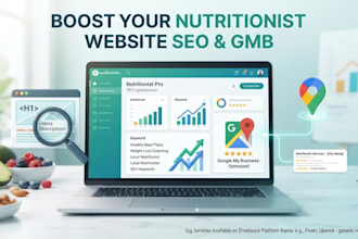 refine nutritionist website onpage SEO and gmb