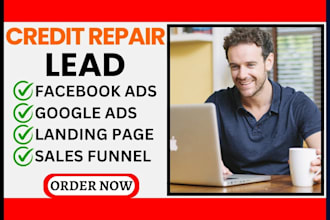 generate quality credit repair lead tax website credit repair website