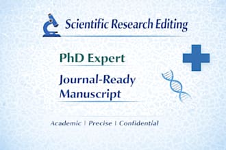 edit and improve your scientific research paper professionally