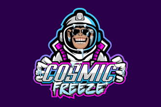 create fantastic cosmic logo design