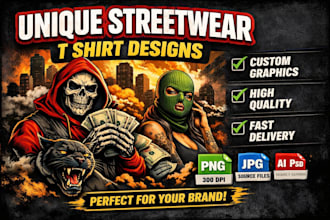 unique streetwear tshirt designs
