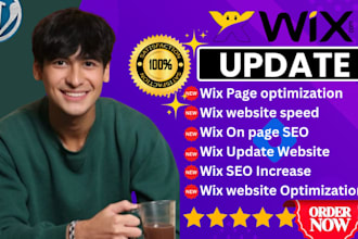 do wix update, wix website optimization, wix speed up, wix website SEO increase