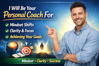 be your personal coach for mindset shifts, clarity, and goals