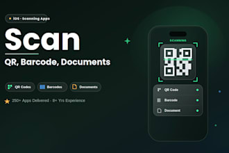 build a qr code, barcode, or document scanner ios app