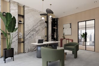 create HQ 3d designs, 2d drawings, joinery, moodboard