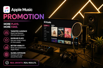 do apple music promotion to gain engagements via campaign