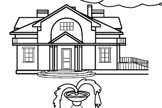 draw simple illustration for your blog, website, article
