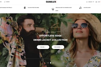 design streetwear website, clothing website, clothing store for clothing brand
