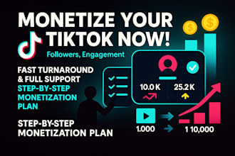 fulfill your tiktok account monetization criteria