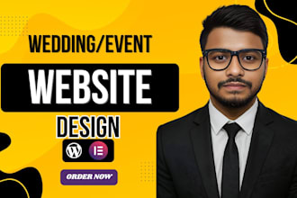 create a beautiful wedding website or event website that wows guests