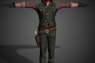 craft 3d game character,da3d character,unity 3d character,nsfw model,game assest