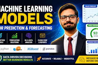 build machine learning models for prediction and forecasting