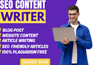 blog writing or article writing as an SEO content writer