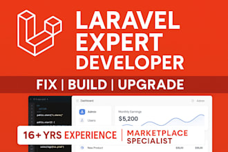 create fullstack website with laravel and php
