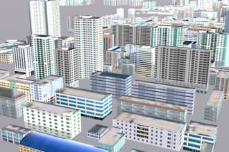 draft urban planning and architectural site plans on autocad and 3d rendering