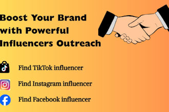 do influencer research and outreach for your brand