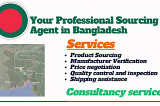 be your professional sourcing agent in bangladesh