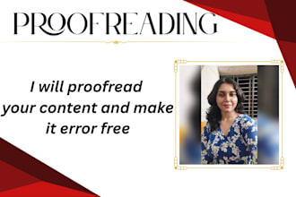 proofread your content and make it error free
