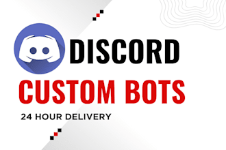 create a professional custom discord bot with API support