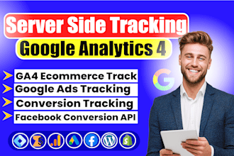 setup google analytics 4, ga4 server side tracking, ga4, ga4 ecommerce tracking