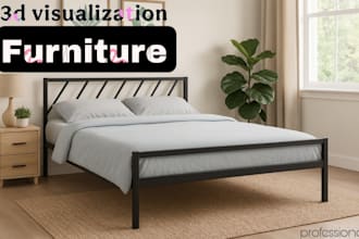 do furniture 3d modeling and 3d rendering