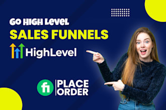 build gohighlevel sales funnel, automation, chatbot, and landing page setup