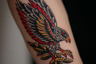 do  hand draw a full back tattoo design unique modern