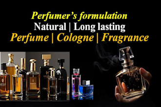 formulate long lasting custom perfume, scents with natural fragrance formulation