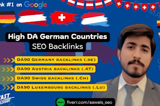 do da90 swiss, luxembourg, austria, german seo backlinks for google ranking