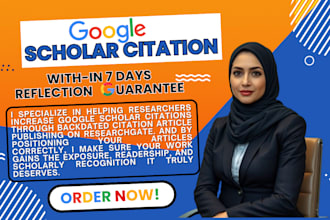 cite paper increase google scholar citations article on academic journals