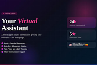 be your virtual assistant for business support