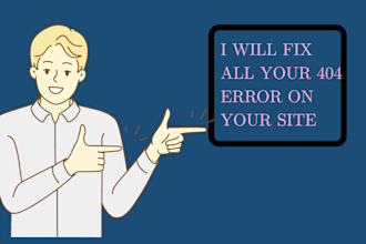 fix 404 errors, broken links, and technical SEO issues on your website