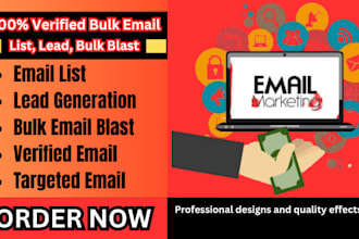 build targeted and verified email list for lead generation and email marketing