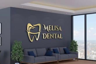 design a professional dental or clinic logo