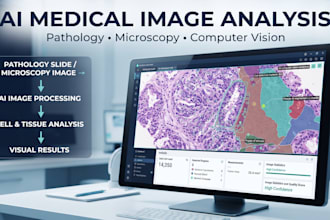 build medical imaging tools for digital pathology and microscopic analysis