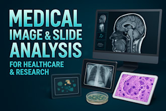 develop medical images tools, pathology slides or microscopy data