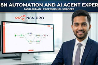 build an autonomous ai agent, complex n8n automation and n8n workflows
