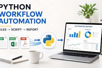automate excel CSV and PDF workflows with python